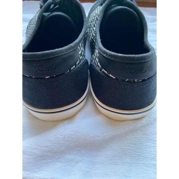 TOMS Carlo Lace up Canvas Sneakers 10.5 - Picture 5 of 7